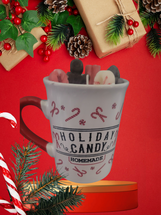 Gingerbread Peppermint  Candle