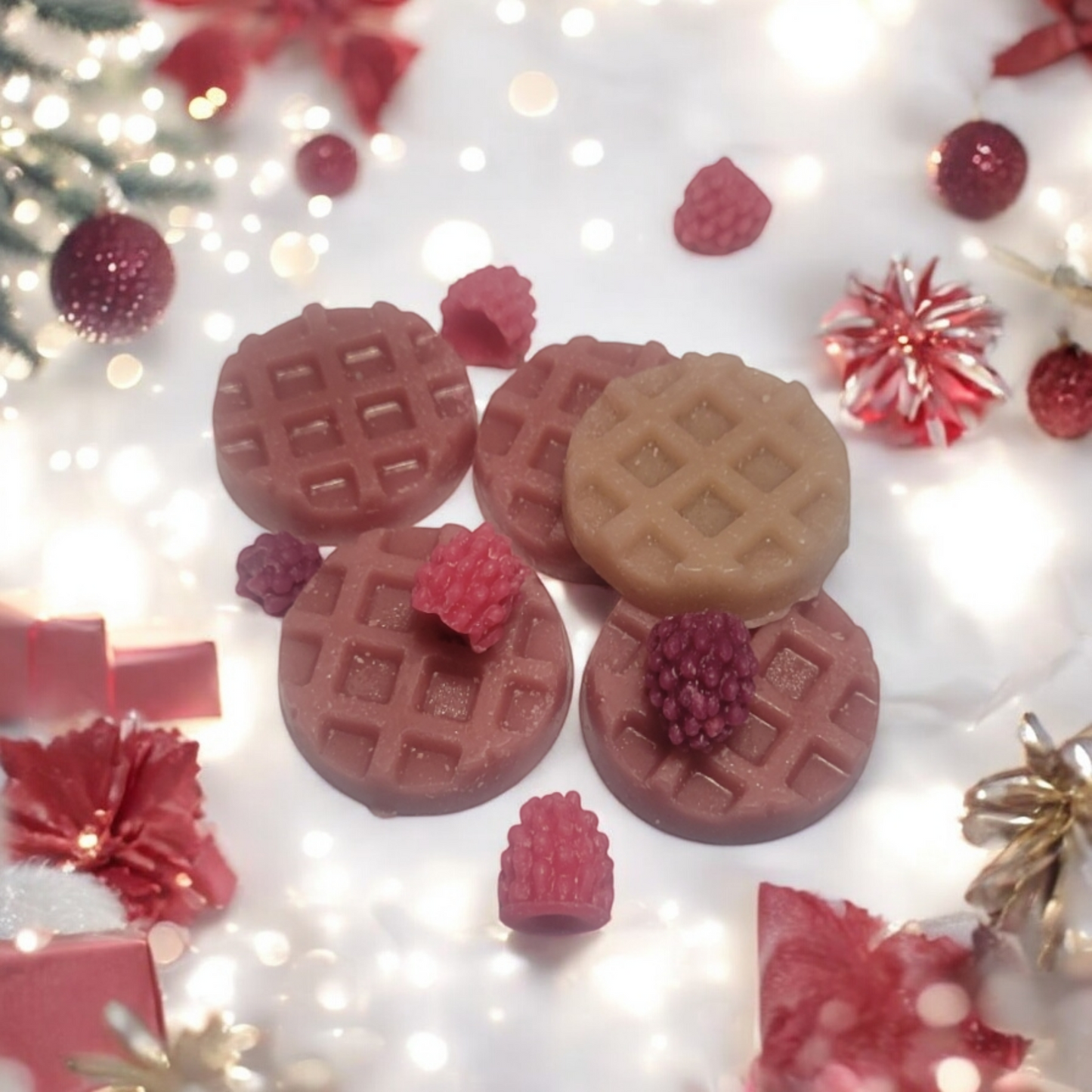 Raspberry Waffles Melts