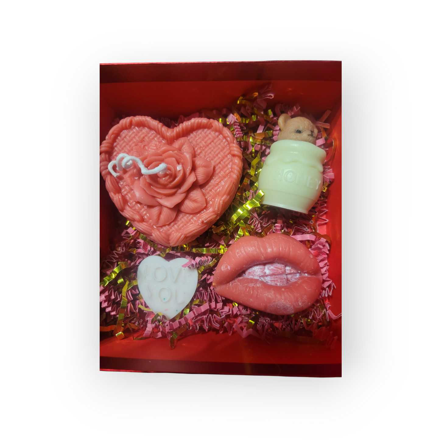 Valentine Candle & Melts Gift Set