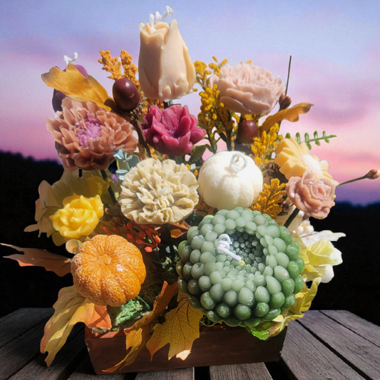 Fall Soywax Flower Arrangement