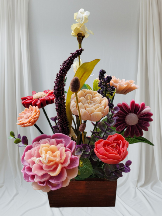 Fall Soywax Flower Arrangement