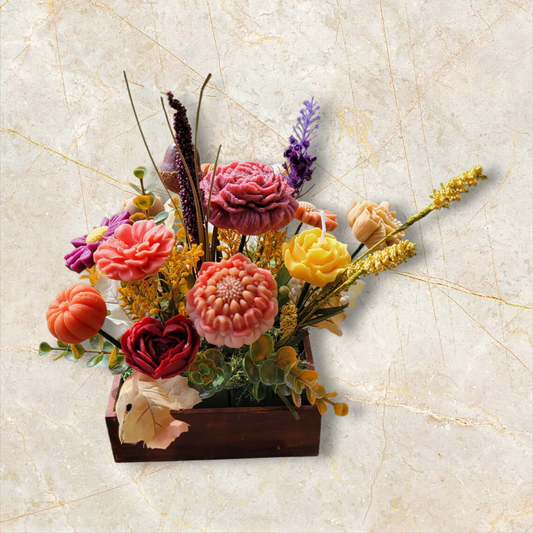 Fall Soywax Flower Arrangement