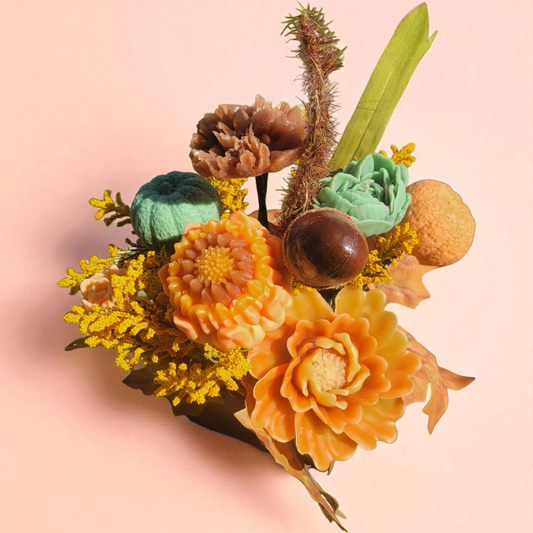 Fall Soywax Flower Arrangement