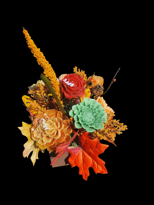 Fall Soywax flower arrangements
